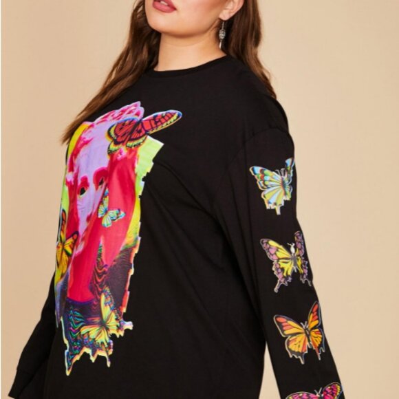 LUX ACID CANVAS LONG SLEEVE TEE ( BRAND NEW !!!! ) - Picture 3 of 6